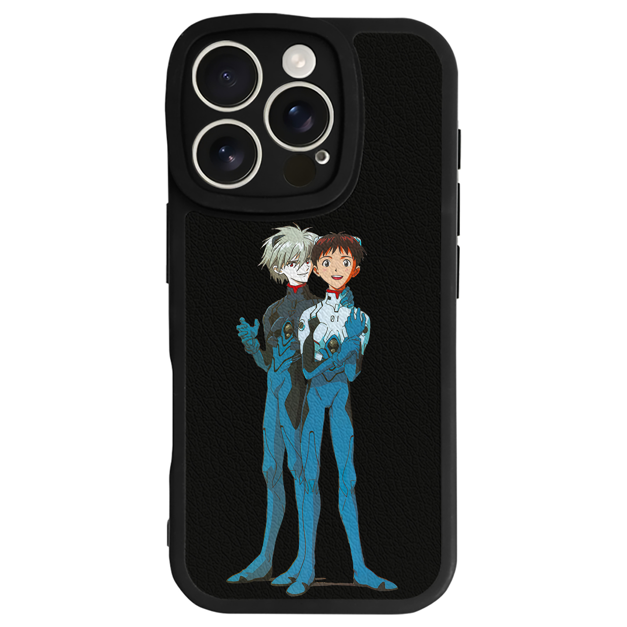 （画像用） EVA 新世紀エヴァンゲリオン 【iPhone 16シリーズ対応】シリコンスマホケース（レザー調） 材質：シリコン